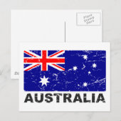  vlag Australië Briefkaart (Voorkant / Achterkant)