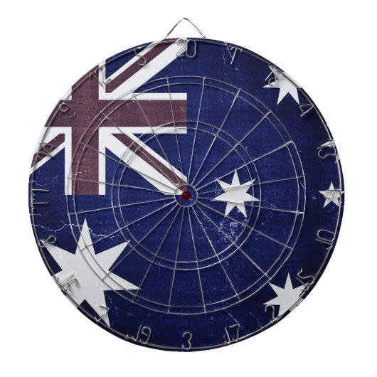  vlag Australië Dartbord (Voorkant)