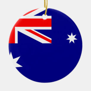 Vlag Australië kerstversiering Keramisch Ornament