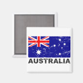  vlag Australië Magneet (Voorkant / Achterkant)