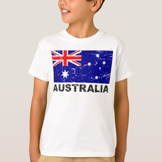 vlag Australië T-shirt (Voorkant)