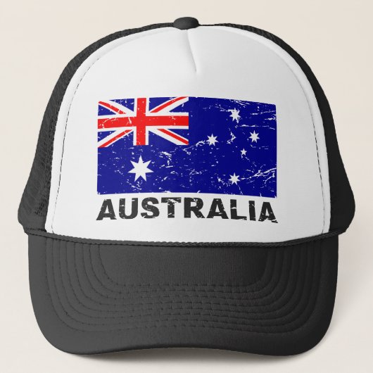 vlag Australië Trucker Pet (Voorkant)
