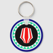 vlag Autonome regio Bougainville Sleutelhanger (Voorkant)