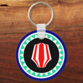 vlag Autonome regio Bougainville Sleutelhanger (Voorkant)