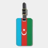 vlag Azerbeidzjan Bagagelabel (Voorkant verticaal)