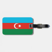 vlag Azerbeidzjan Bagagelabel (Achterkant horizontaal)
