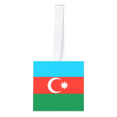 vlag Azerbeidzjan Decoratie (Voorkant)