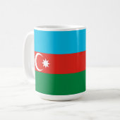 vlag Azerbeidzjan Koffiemok (Voorkant links)
