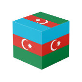 vlag Azerbeidzjan Kubus (Achter hoekig)