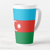 vlag Azerbeidzjan Latte Mok (Rechterhoek)