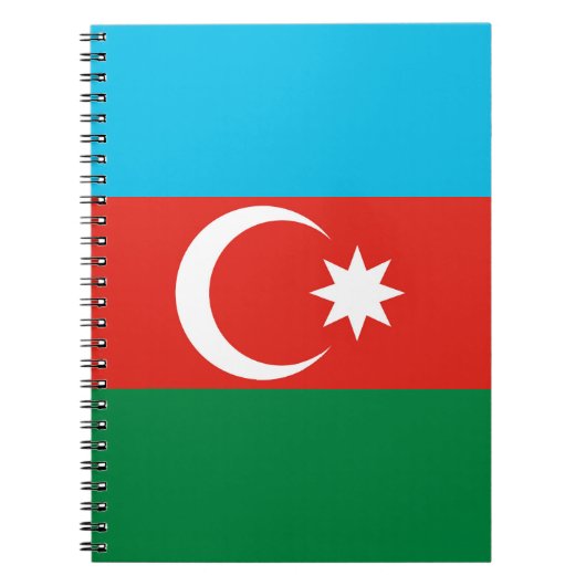 vlag Azerbeidzjan Notitieboek (Voorkant)