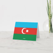 vlag Azerbeidzjan Notitiekaartje (Achterkant)