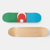 vlag Azerbeidzjan Persoonlijk Skateboard (Horizontaal)