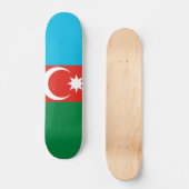 vlag Azerbeidzjan Persoonlijk Skateboard (Voorkant)