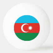 vlag Azerbeidzjan Pingpongbal (Voorkant)