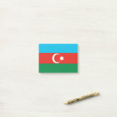 vlag Azerbeidzjan Post-it® Notes (Op bureau)