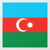 vlag Azerbeidzjan Raamsticker (Vel)