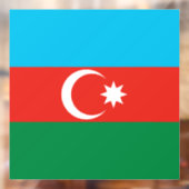 vlag Azerbeidzjan Raamsticker (Vel 2)