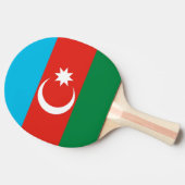 vlag Azerbeidzjan Tafeltennisbatje (Zijkant)
