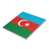 vlag Azerbeidzjan Tegeltje (Zijkant)