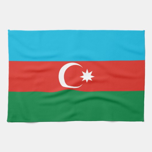 vlag Azerbeidzjan Theedoek (Horizontaal)