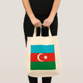 vlag Azerbeidzjan Tote Bag (Voorkant (product))