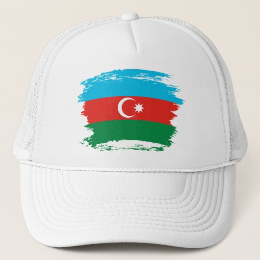 vlag Azerbeidzjan Trucker Pet (Voorkant)
