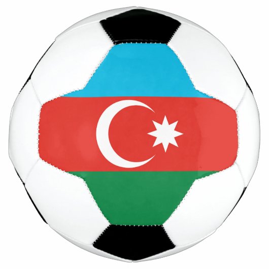 vlag Azerbeidzjan Voetbal (Voorkant)