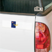 Vlag Azoren (Portugal) Bumpersticker (Op Truck)