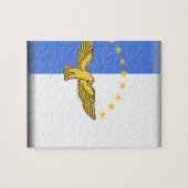 Vlag Azoren (Portugal) Legpuzzel (Horizontaal)