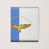 Vlag Azoren (Portugal) Legpuzzel (Verticaal)