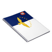 Vlag Azoren (Portugal) Notitieboek (Rechterzijde)