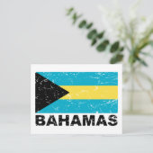  vlag Bahamas Briefkaart (Staand voorkant)