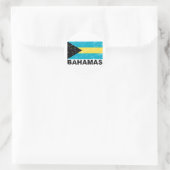 vlag Bahamas Ronde Sticker (Tas)