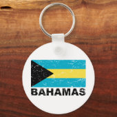  vlag Bahamas Sleutelhanger (Voorkant)