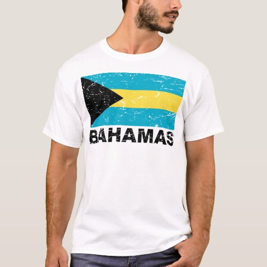  vlag Bahamas T-shirt (Voorkant)