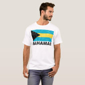  vlag Bahamas T-shirt (Voorkant volledig)