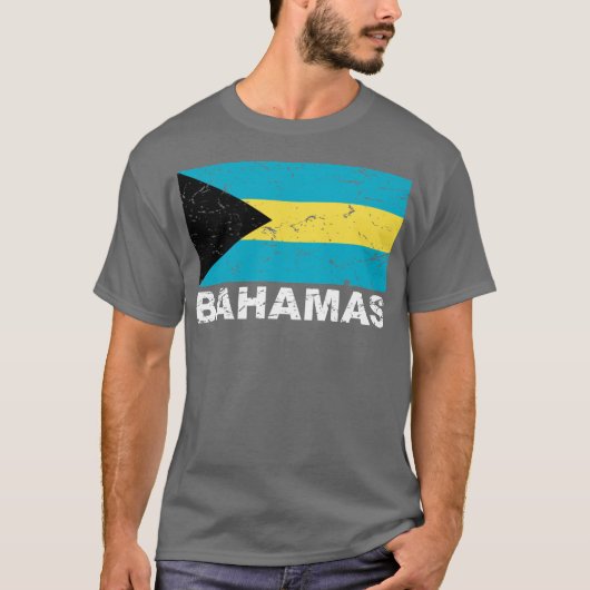  vlag Bahamas T-shirt (Voorkant)
