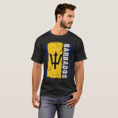  vlag Barbados Pride Roots Herita T-shirt (Voorkant volledig)