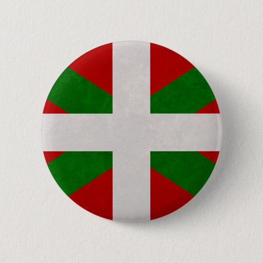 Vlag Baskenland Euskadi Ronde Button 5,7 Cm (Voorkant)
