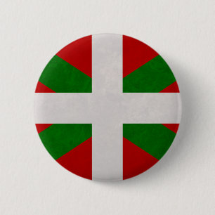Vlag Baskenland Euskadi Ronde Button 5,7 Cm