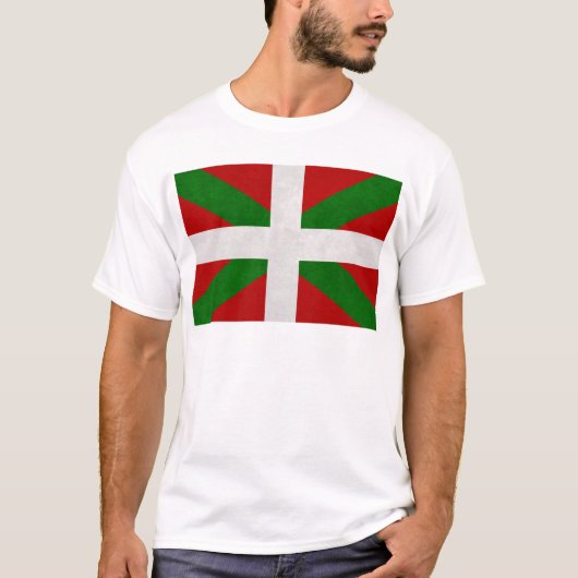 Vlag Baskenland Euskadi T-shirt (Voorkant)