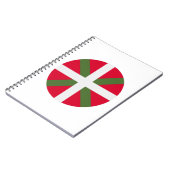 Vlag Baskenland Notitieboek (Linkerzijde)