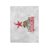 Vlag Beer Californië in Painterly Decor Notitieblok (Linkerzijde)