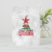 Vlag Beer Californië in Painterly Style (Staand voorkant)