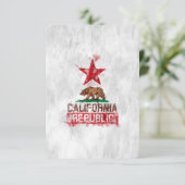 Vlag Beer Californië in Painterly Style (Staand voorkant)