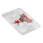 Vlag Beer Californië in Painterly Style Magneet (Rechterzijde)