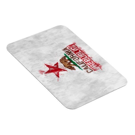 Vlag Beer Californië in Painterly Style Magneet (Rechterzijde)