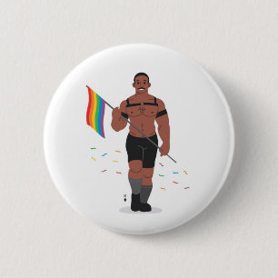 VLAG-BEER-ERS 3 RONDE BUTTON 5,7 CM