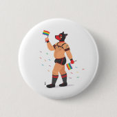 VLAG-BEER-ERS Puppy Ronde Button 5,7 Cm (Voorkant)